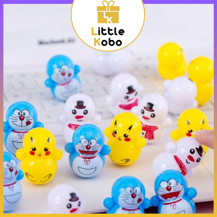 Đồ Chơi Lật Đật Mini Doraemon Cho Bé Cute Dễ Thương Phi Hành Gia Hello Kitty Ninja Squid Game Đồ Chơi Trẻ Em Trí Tuệ