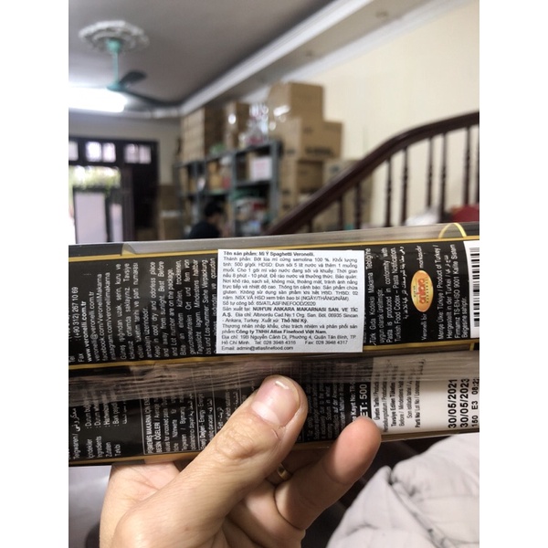 Mỳ ý spaghetti 500g Veronelli TPTD-44