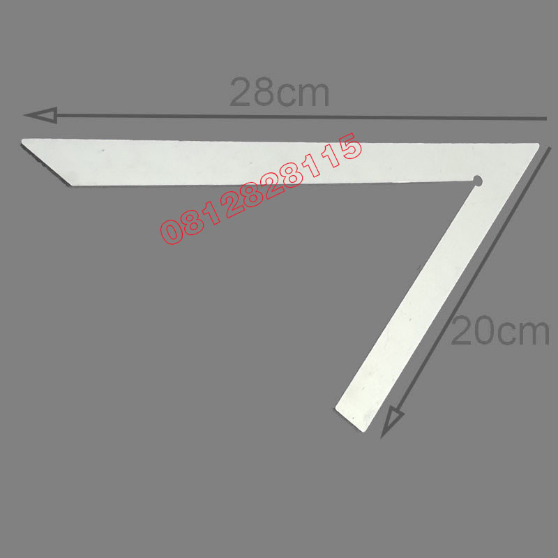 ke góc 45 độ dài 28cm