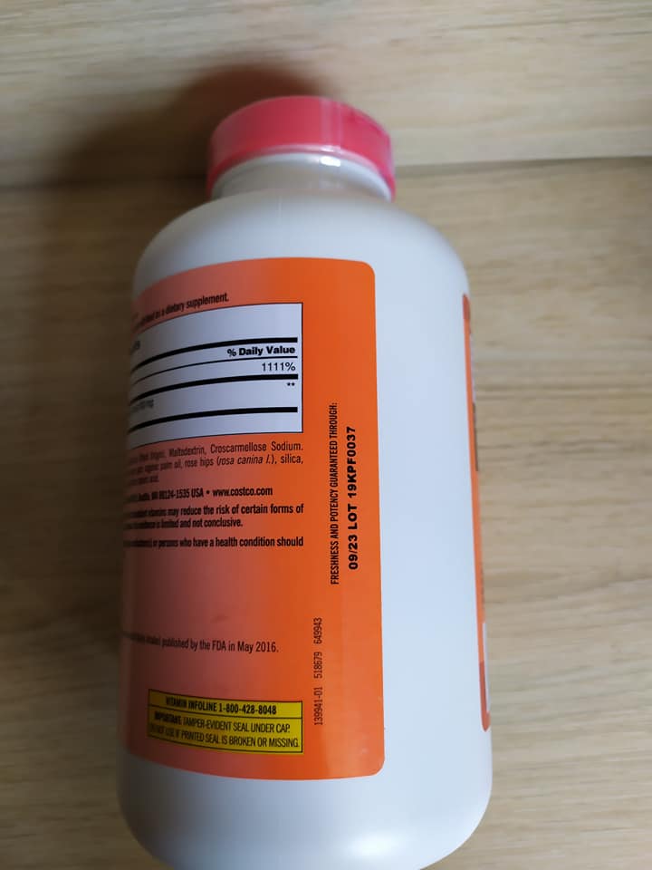 VITAMIN C 1000MG - 500 VIÊN CỦA MỸ