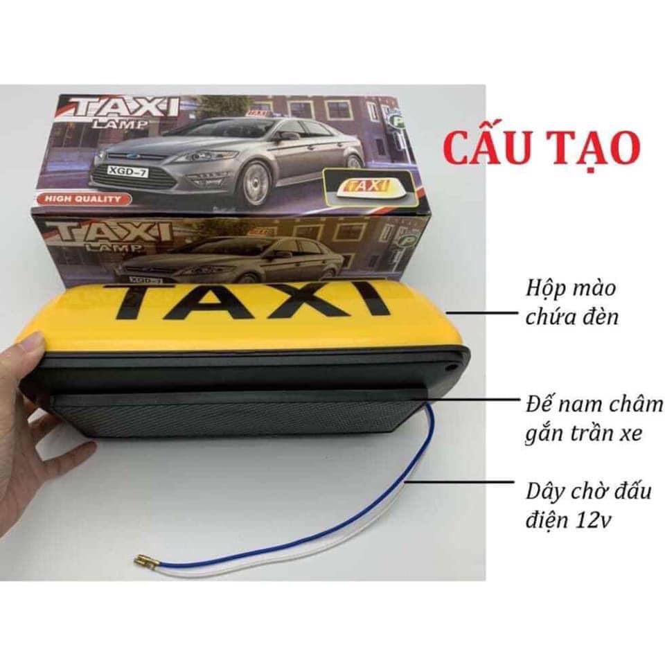 Mào taxi - có đèn - đế nam châm