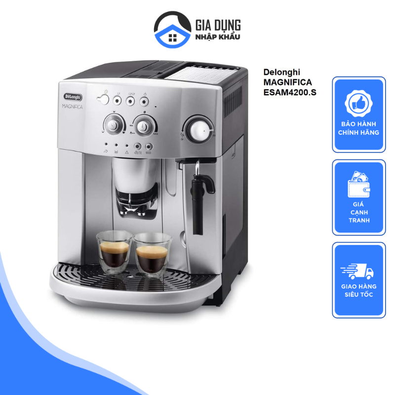Máy Pha Cà Phê Tự Động Delonghi ESAM 4200.S, Coffee Machine, Coffee Maker