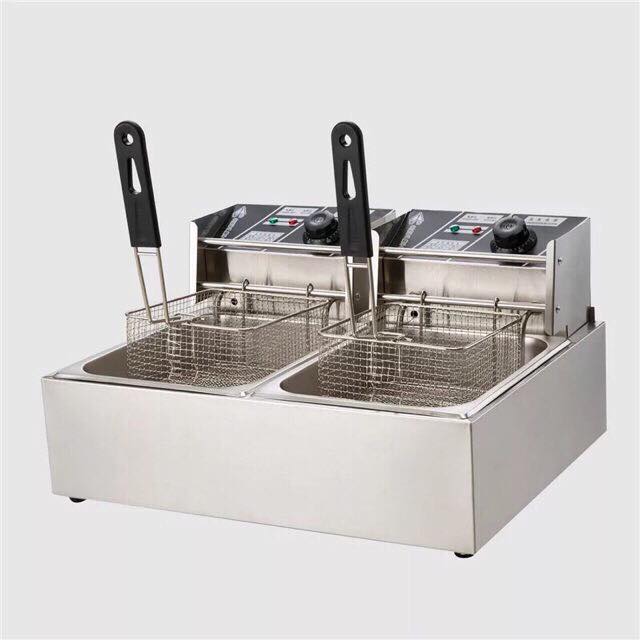 [HCM]Bếp chiên nhúng điện đôi 2 hoc