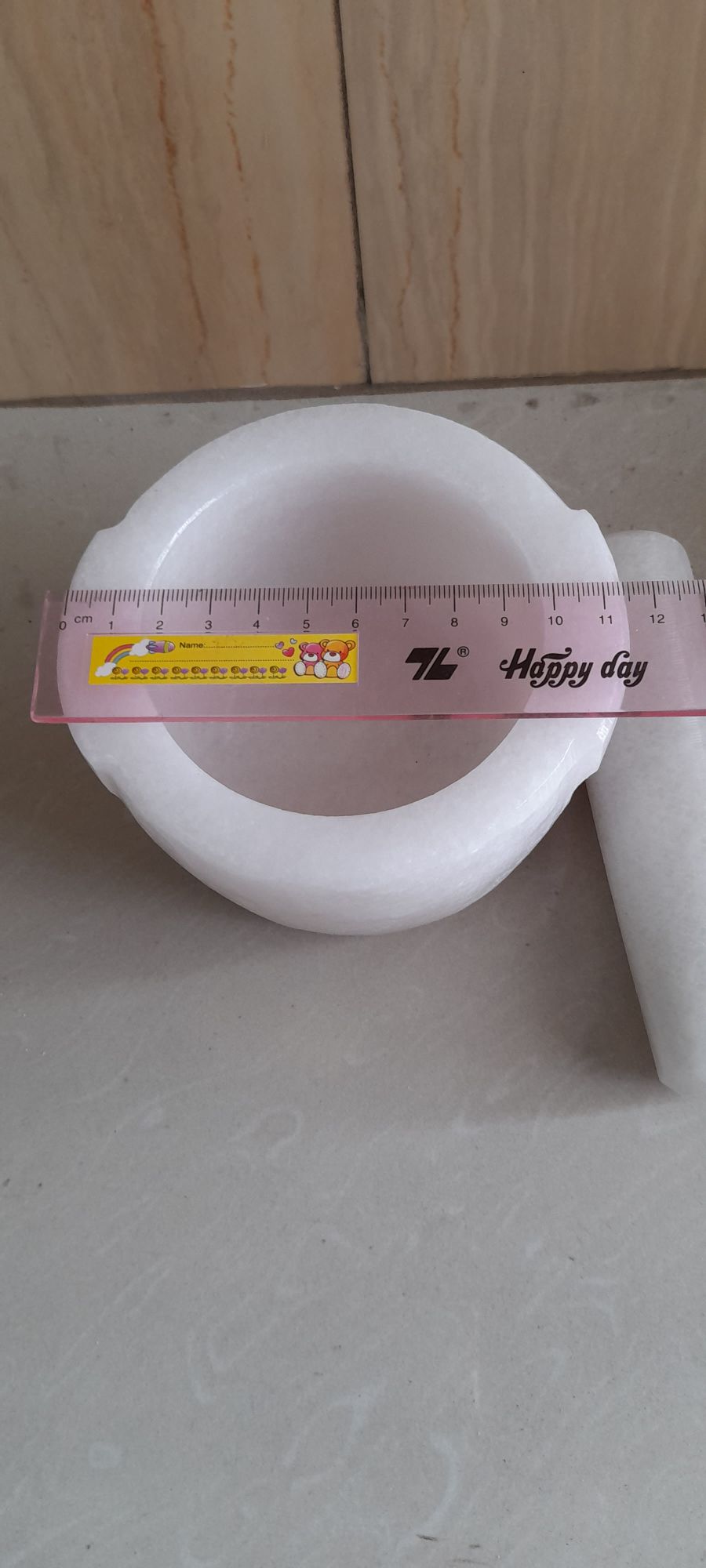 Cối đá Non Nước size 11 màu trắng