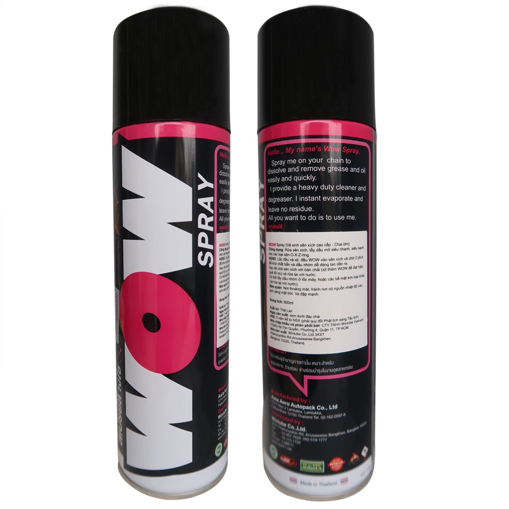 Xịt vệ sinh sên Wow Spray 600ml
