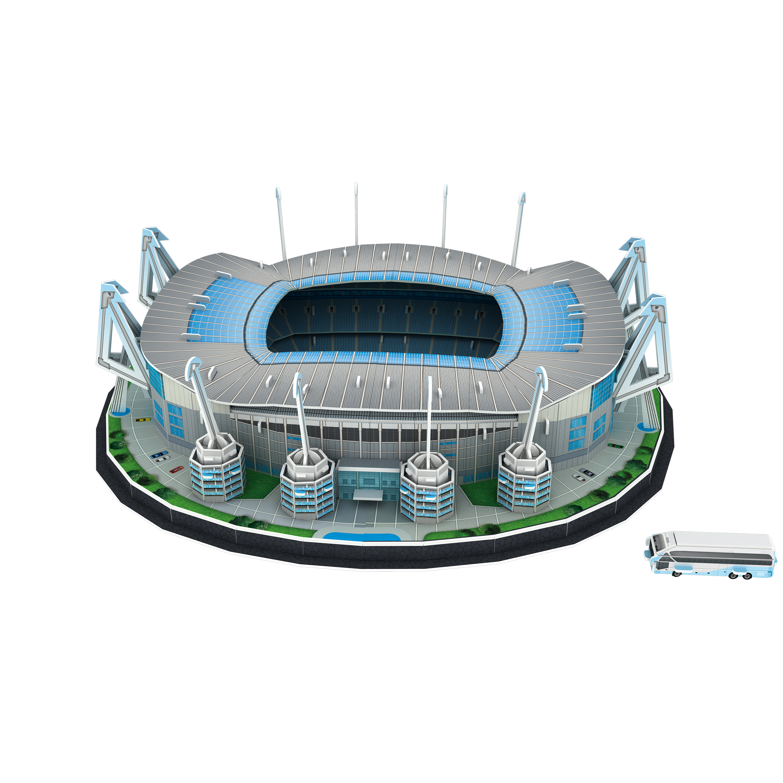 Mô hình sân vận động bóng đá Etihad  (Mancity)