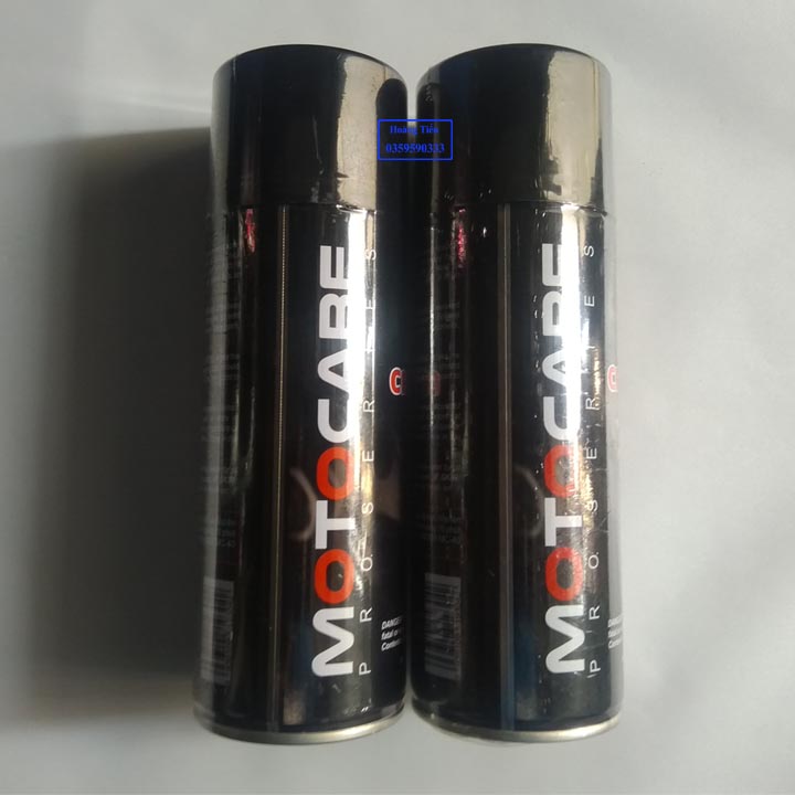 Chai xịt rữa dưỡng sên xe máy combo 2 chai