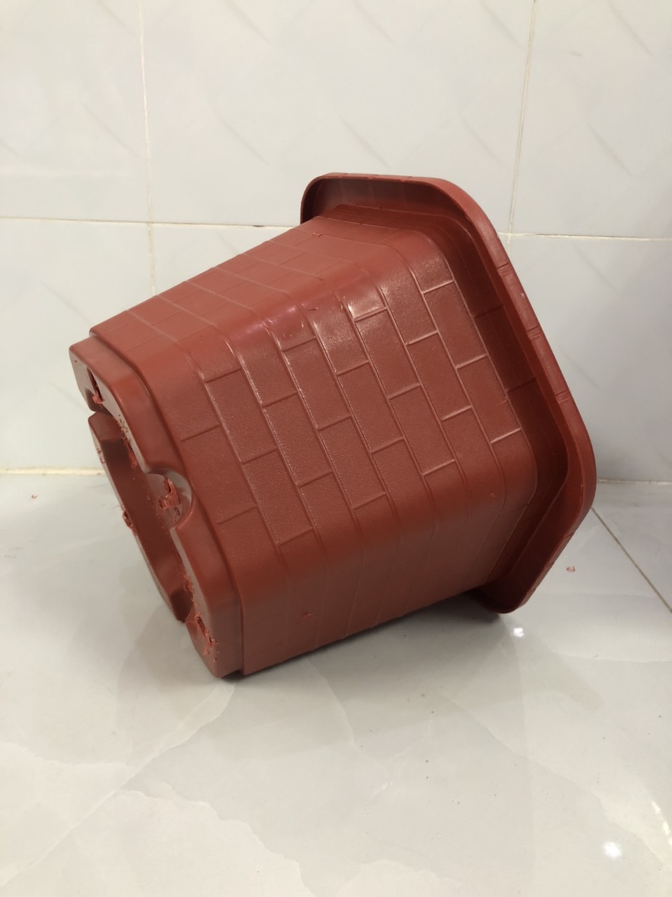 Chậu nhựa trồng cây 5 cái FA380 đỏ