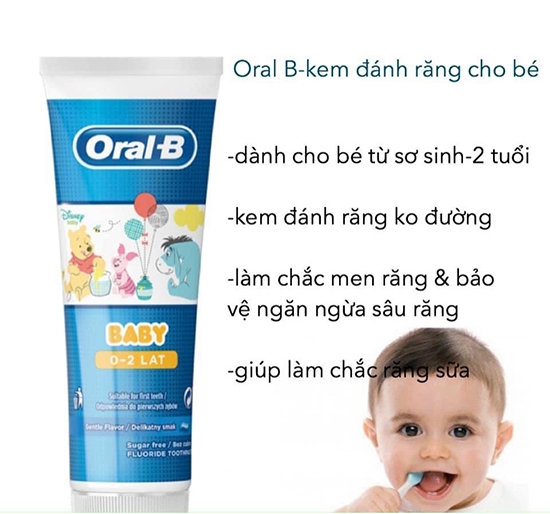 Kem đánh răng Oral B trẻ em 75ml