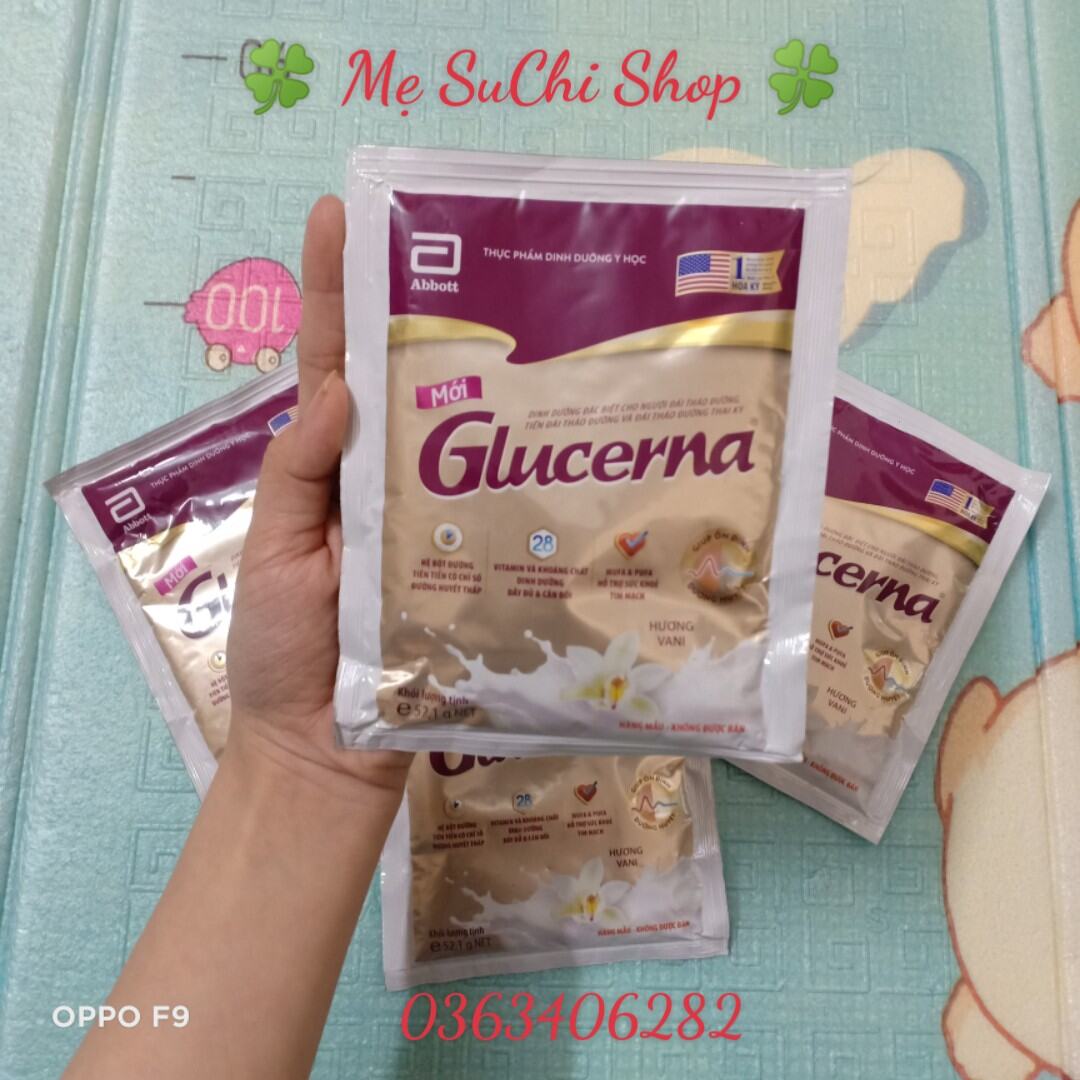 Combo 50 gói sữa Glucerna hướng lúa mạch và vani 52.1g x 50 (date 2024)