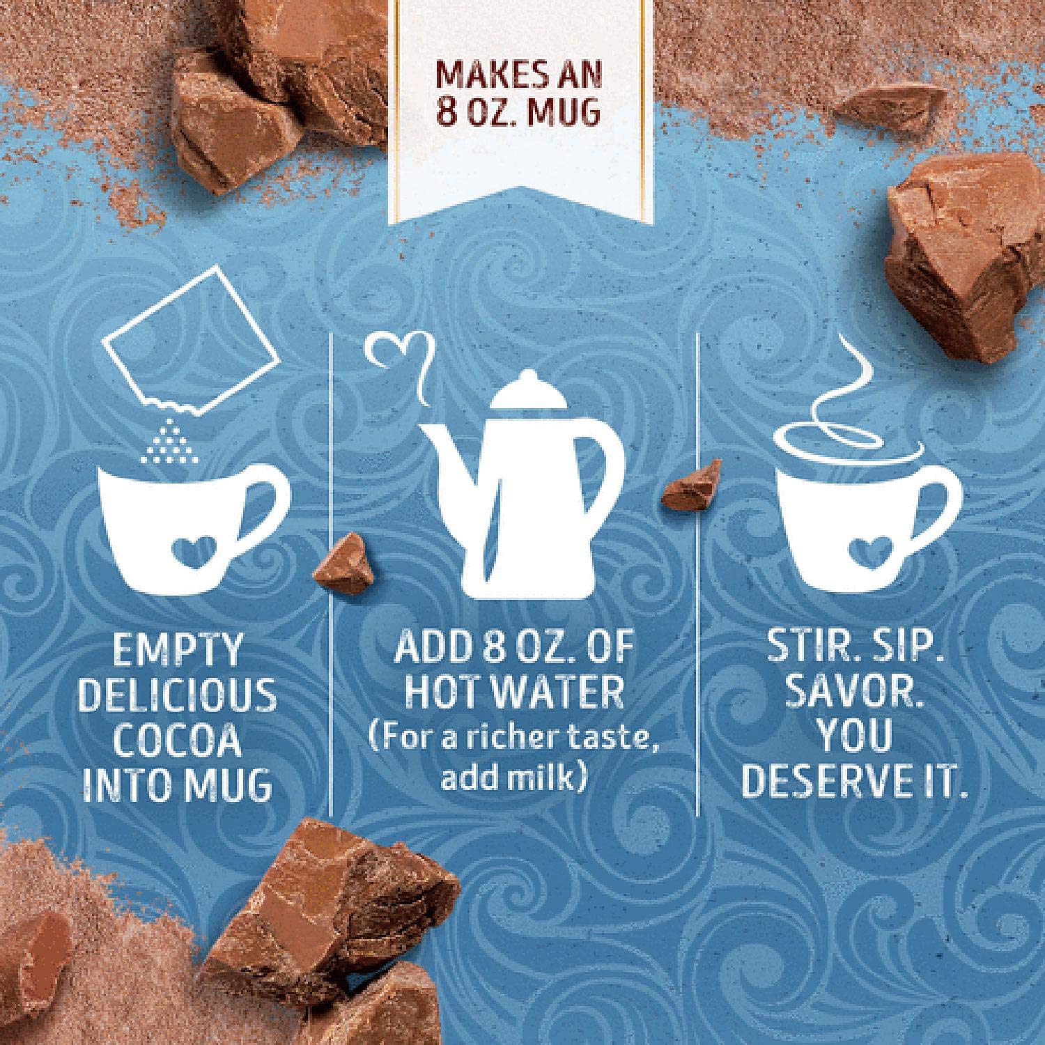 Bột Cacao Swiss Miss 1.95 kg (50 gói)