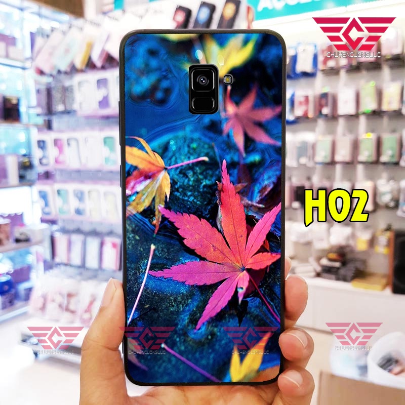 Ốp lưng samung J6, J6 PLUS, A6, A6 PLUS, A8, A8 PLUS hoa lá 2022 cực đẹp