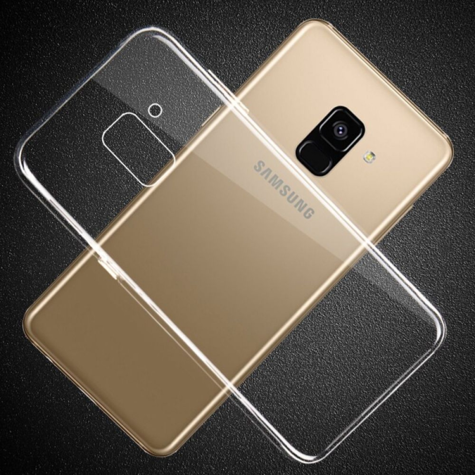 Ốp dẻo trong suốt cho Samsung Galaxy A6 Plus / A6+ (Hàng loại A)