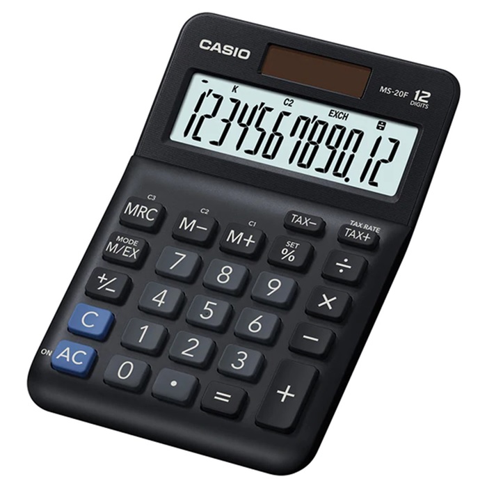 Máy tính Casio MS-20F - Chính hãng Bitex, Bảo hành 7 năm