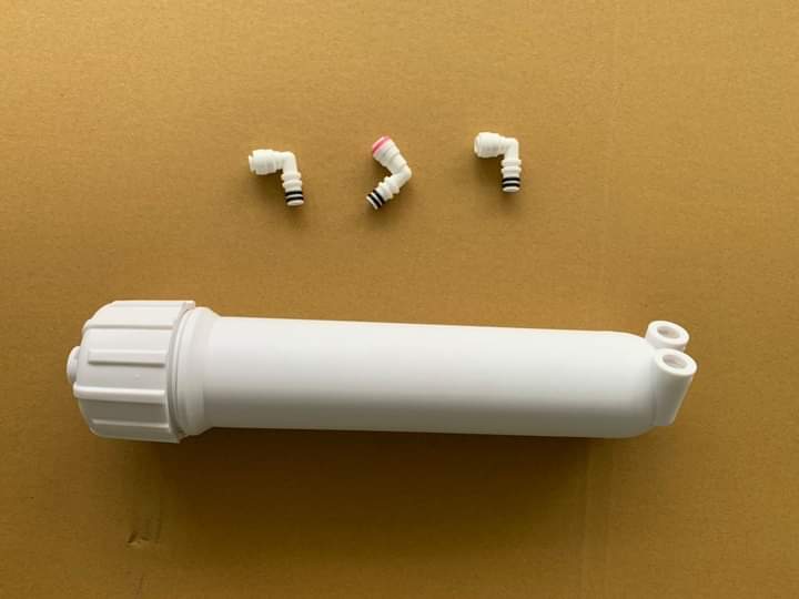 [HCM]Vỏ màng RO kèm phụ kiện (1 van 2 co)