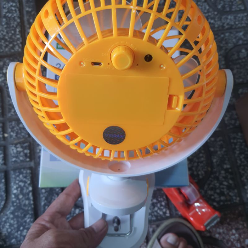 Quạt Sạc Kẹp WEIDASI WD-225