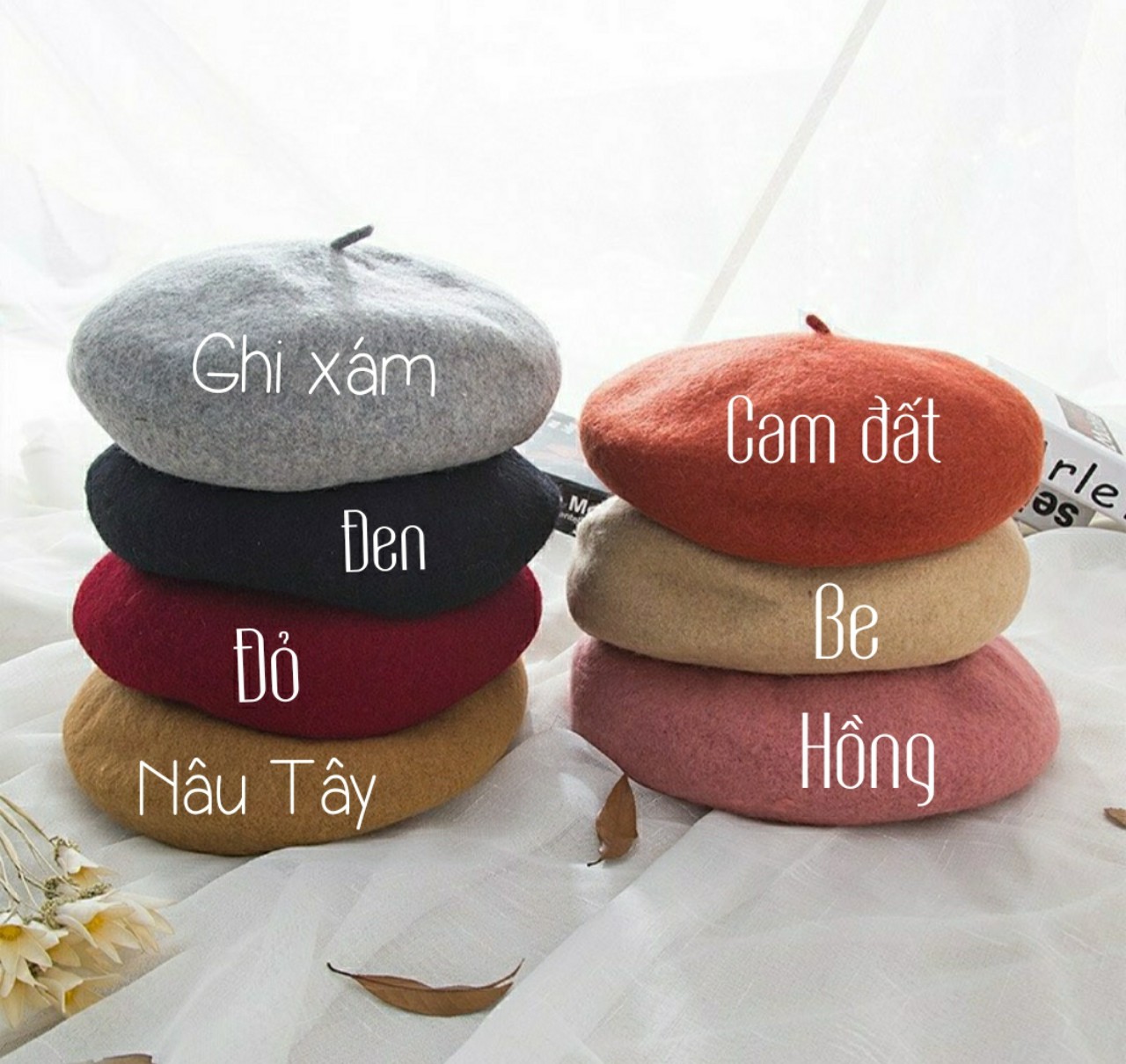Mũ Nồi Beret Quảng Châu Túi Zip