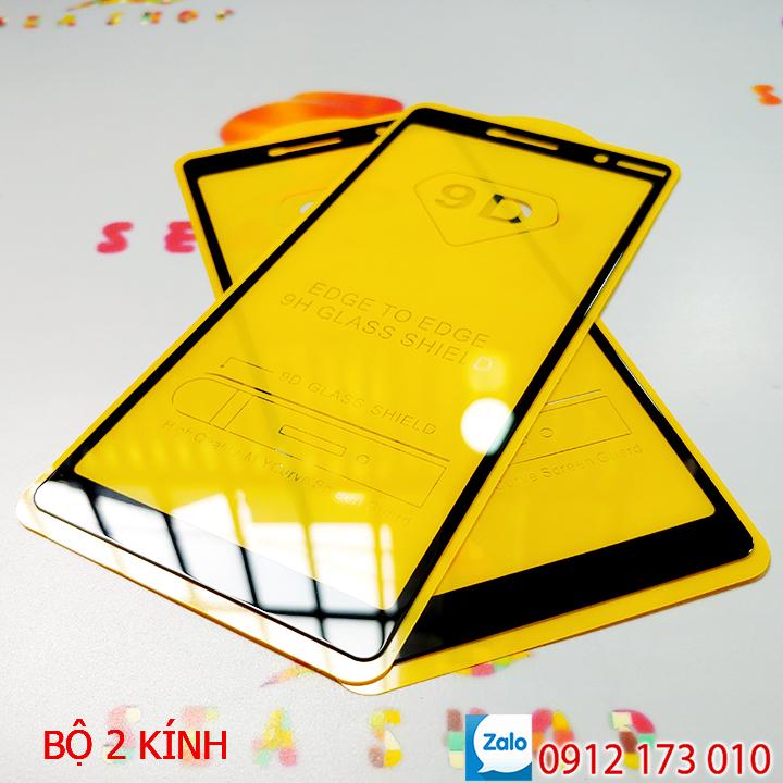 Bộ 2 Kính cường lực Nokia 7 full màn hình 9D / Kính cường lực Nokia 7 tràn màn hình - Seashop