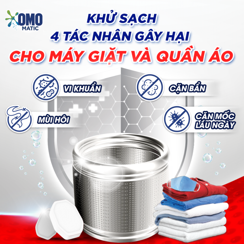 Viên nén vệ sinh lồng giặt