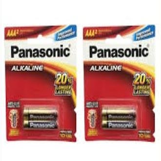 Đôi pin Panasonic AAA Aa 1.5V kiềm loại tốt