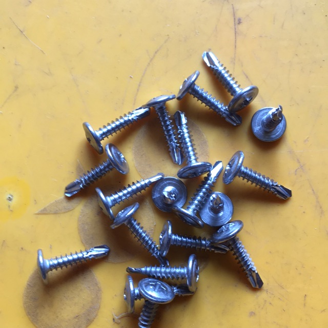 100 Gam Vít Tự Khoan Inox 410 Đầu Dù ( Nấm , Lồi) Các Cỡ
