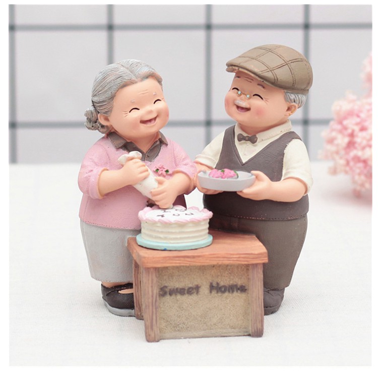 [HCM]Tượng Trang Trí Ông Bà Anh Làm Bánh