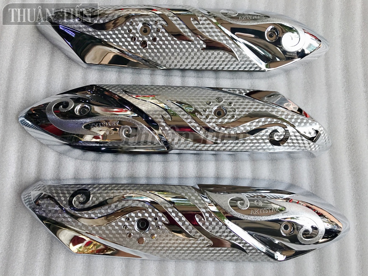 Exhaust Vision 2021 plastic Xi and cartbon case-Model 2-premium, beautiful pattern, thick