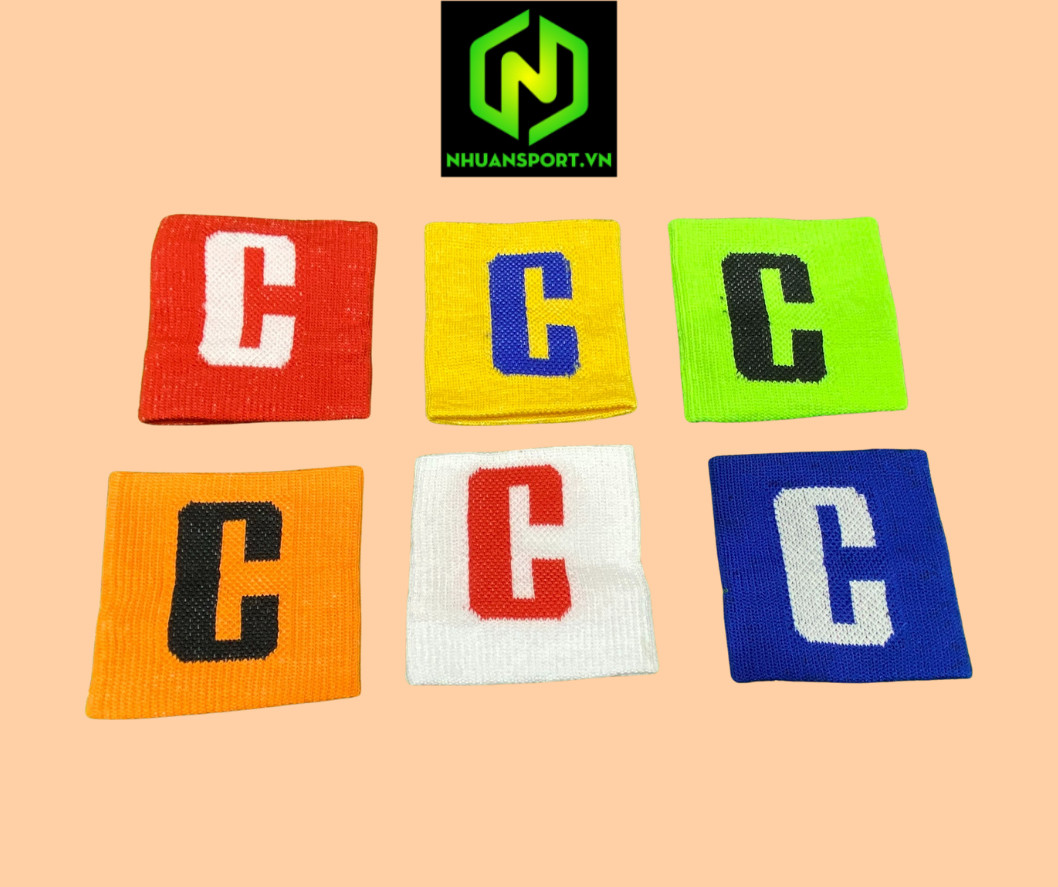 Băng đội trưởng bóng đá captain C nhiều màu