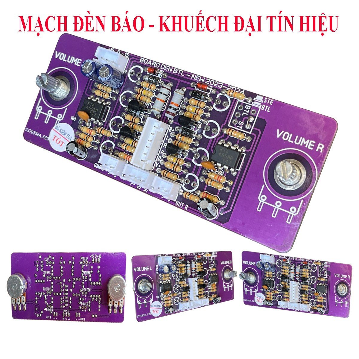 MẠCH ĐÈN MAIN CA CÓ IC (1 MẠCH)