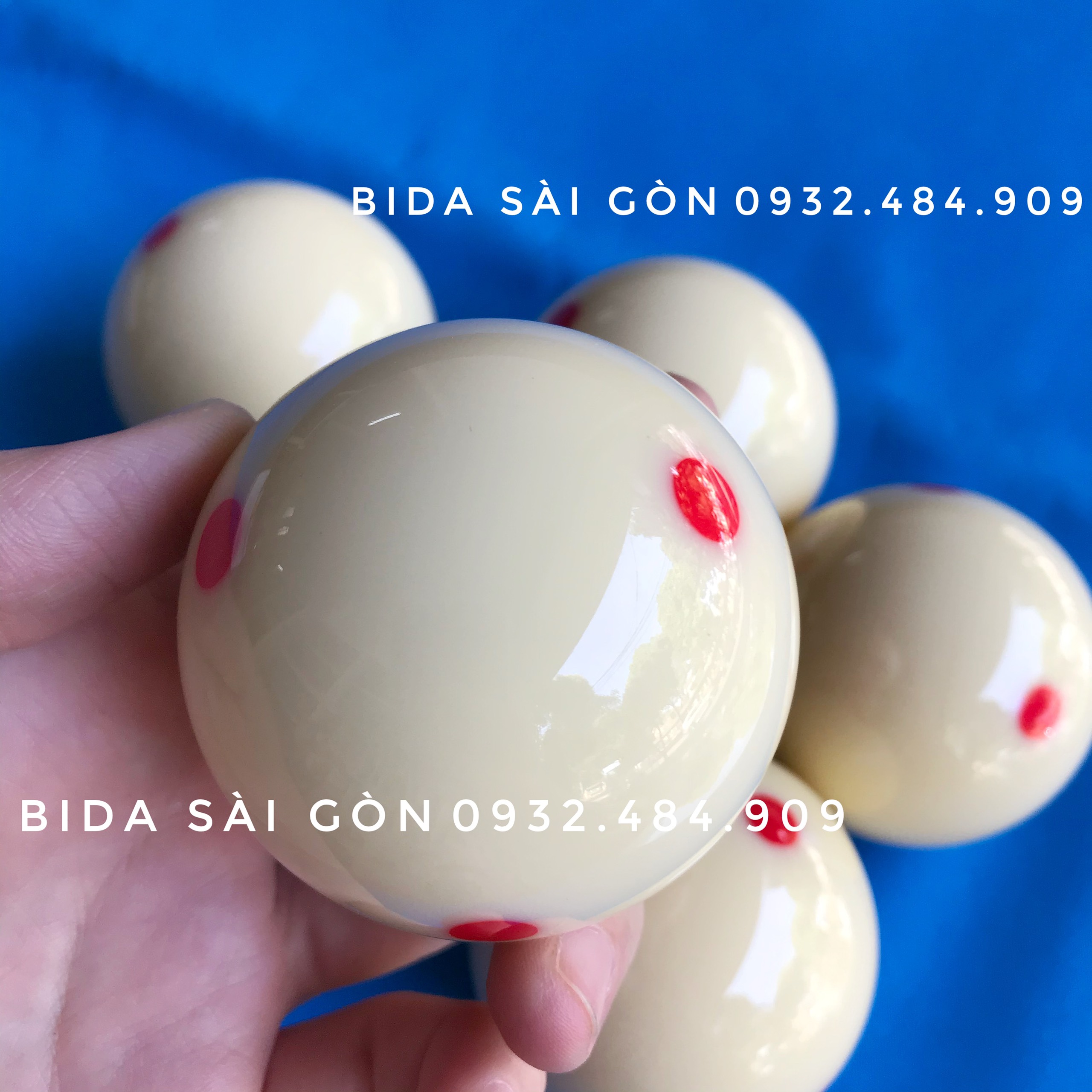 Bi cái bida lỗ 6 chấm