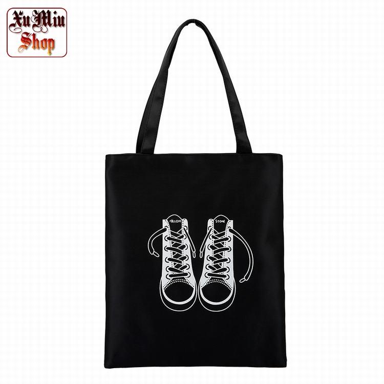 Túi tote, túi vải size 25 - mẫu đôi giày
