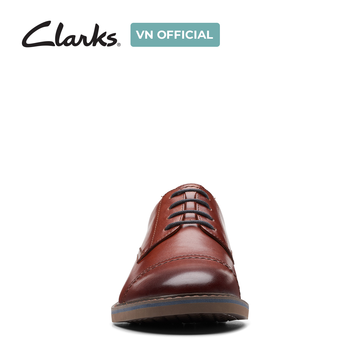 Giày Tây Da Nam Clarks - Atticus LT Cap