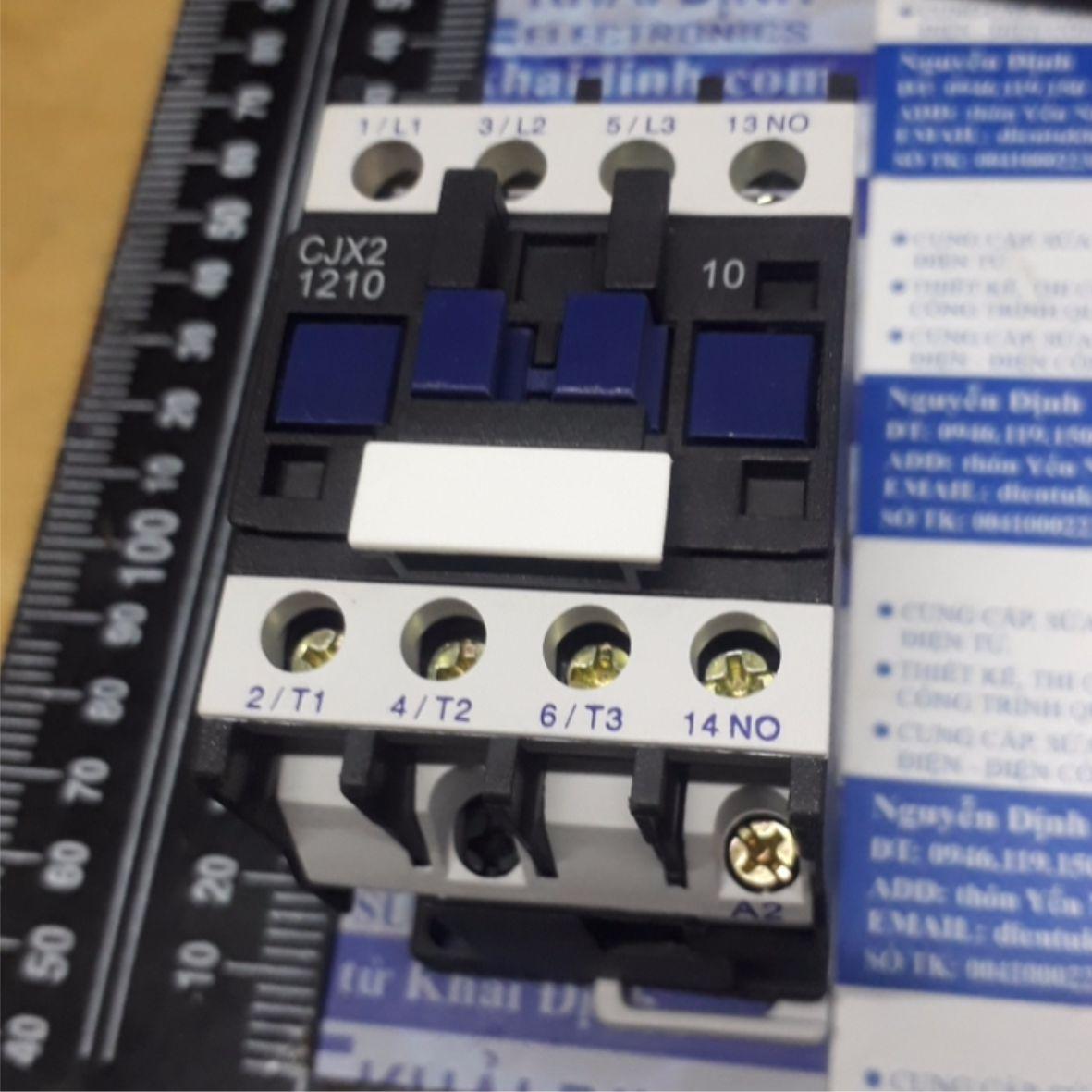 Contactor khởi động từ cjx2 1210 24vac 12a kde4789