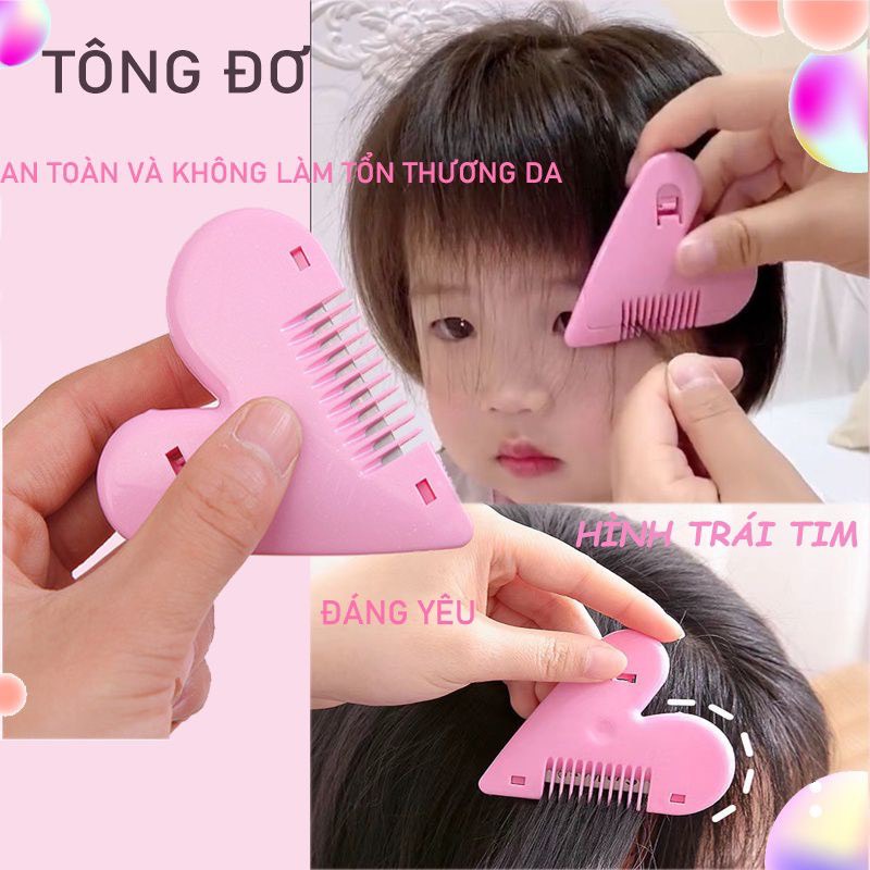 Lược tỉa tóc- lược cắt tóc mái siêu tiện lợi cho bé