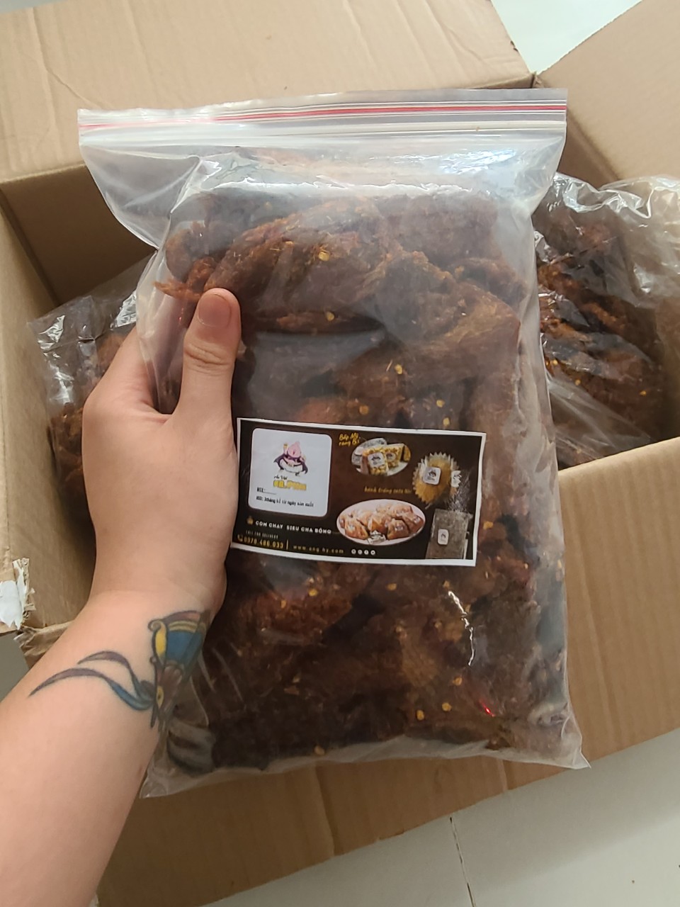 Khô Bò Vụn Mềm Cao Cấp - Loại 1 500g