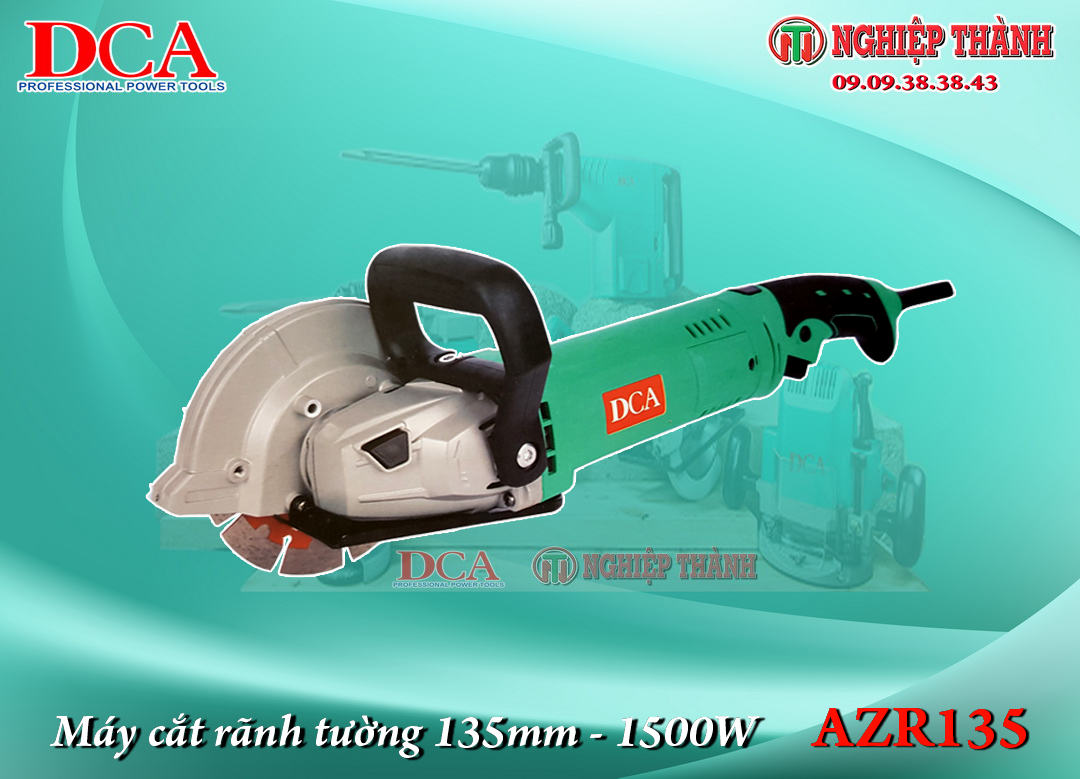 Máy khoét rãnh tường DCA AZR135 (1500w)