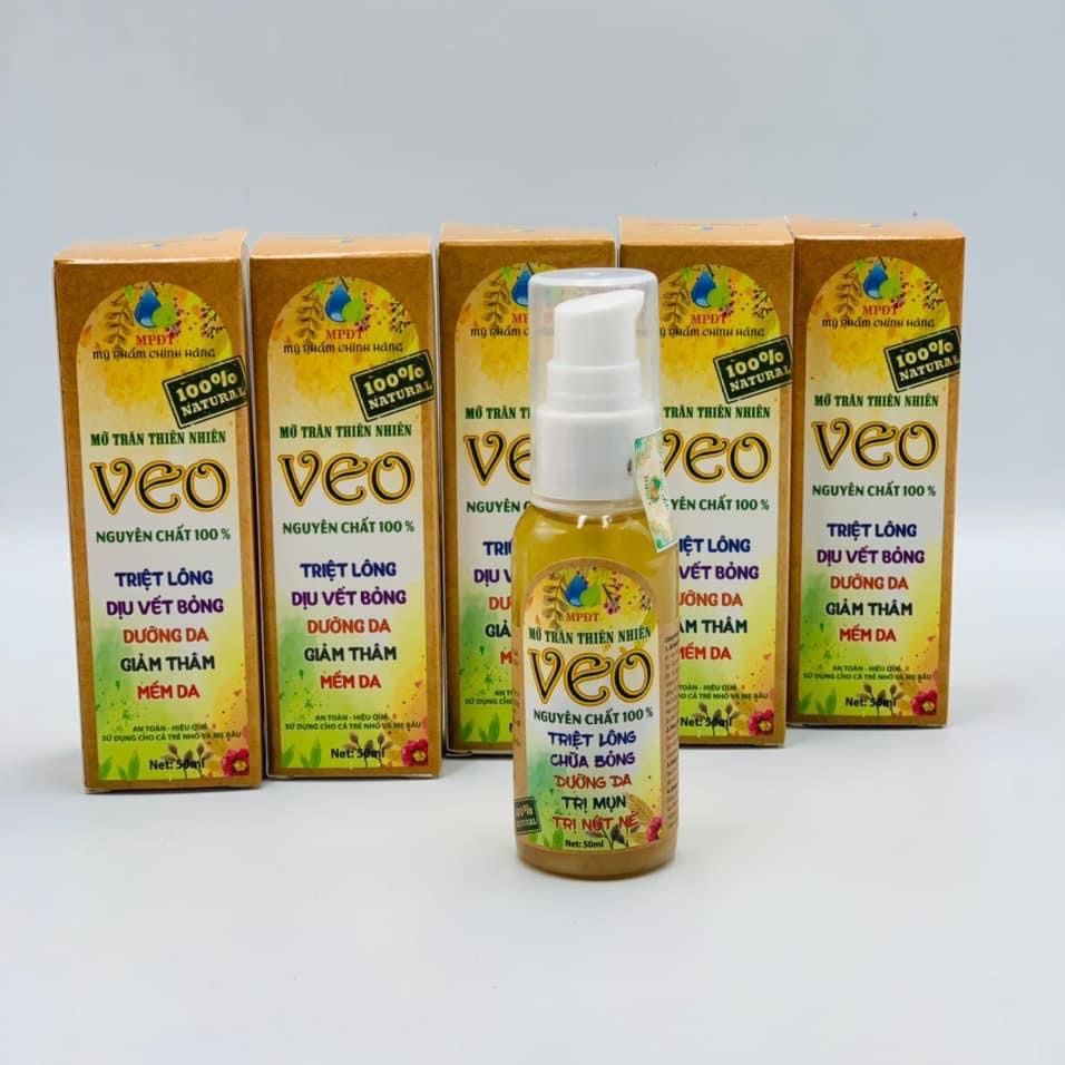 Combo Wax Lông Veo Và Mỡ Trăn Veo Triệt Lông