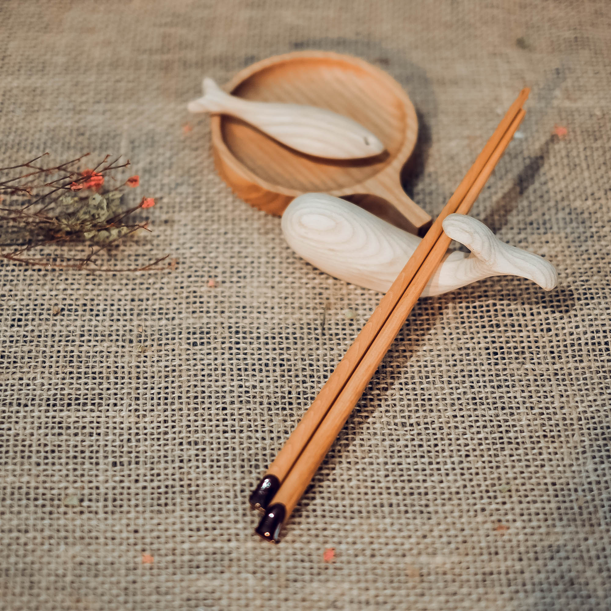 Đũa gỗ tự nhiên, 5 đôi đũa gỗ