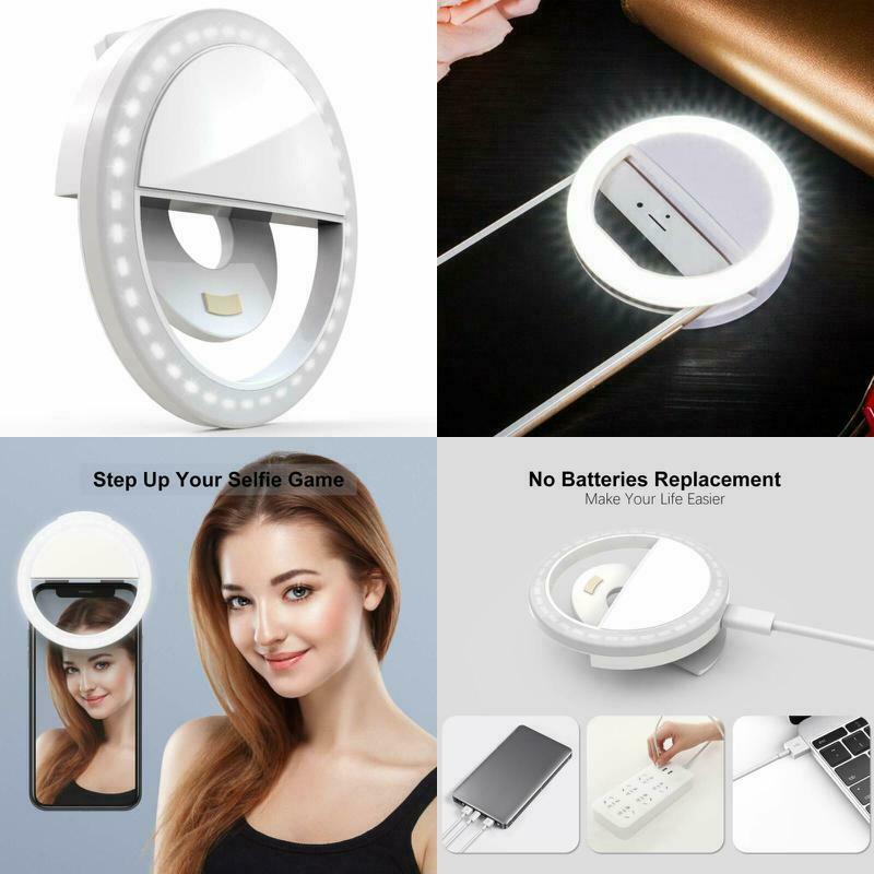 Đèn LED Selfie - Chụp ảnh tự sướng 3 chế độ sáng