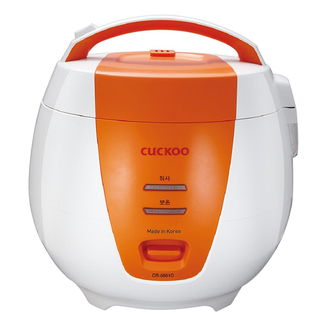 Nồi cơm điện Cuckoo CR-0661-O(màu cam) - 1 lít