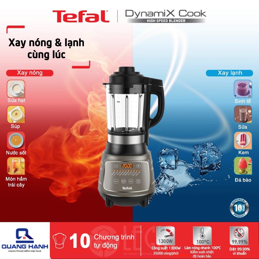 Máy làm sữa hạt Tefal BL967 BL967B66 [Hãng phân phối]