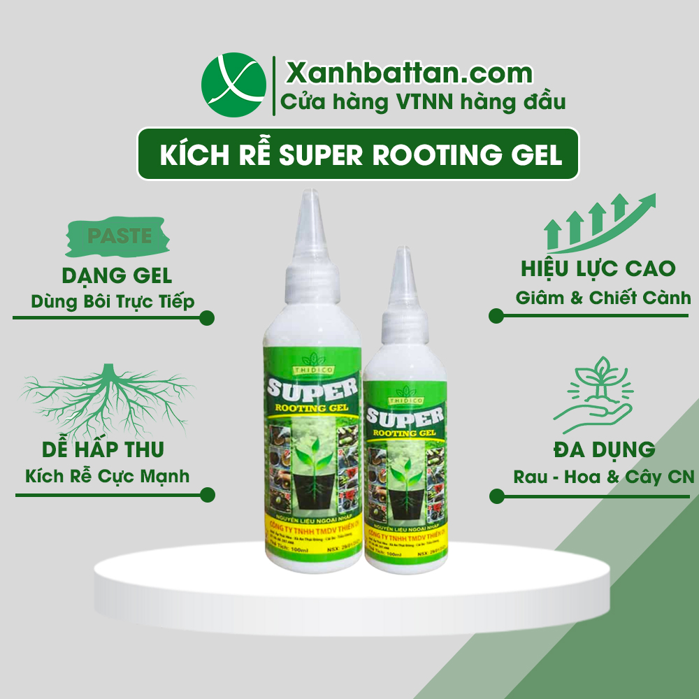 Super rooting gel siêu kích rễ - giâm cành chai 100 ml