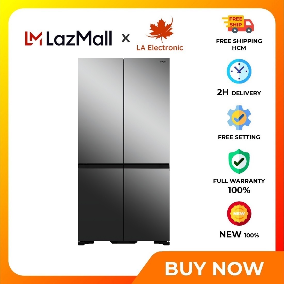 - tủ lạnh hitachi inverter 569 lít r-wb640vgv0x - miễn phí vận chuyển hcm - làm lạnh nhanh, đèn led, làm đá tự động, cấp đông mềm, cửa tự động, bảng điều khiển cảm ứng, chuông báo cửa mở