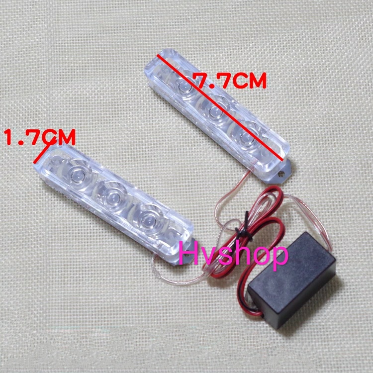 den led chop xe may Cặp đèn chớp xanh đỏ H2 ( giá 1 bộ )