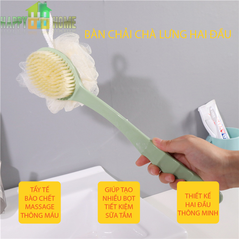 Cây Bàn Chải Chà Cọ Lưng 2 Đầu