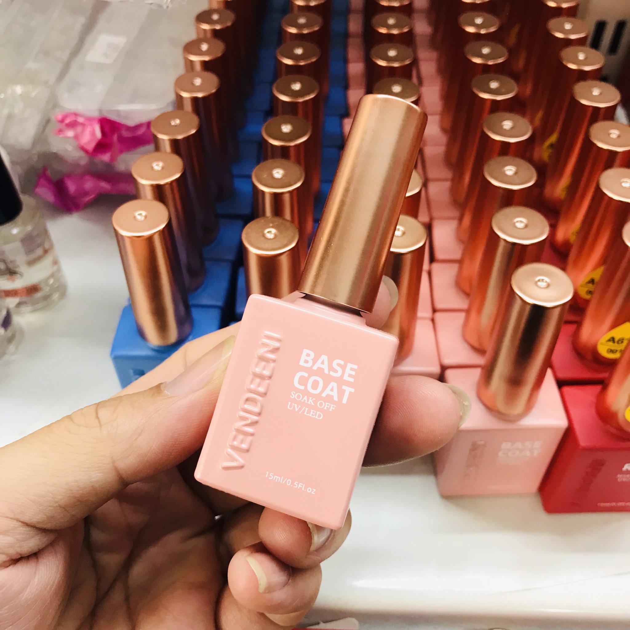 Sơn gel top bóng - base vendeeni - 15ml