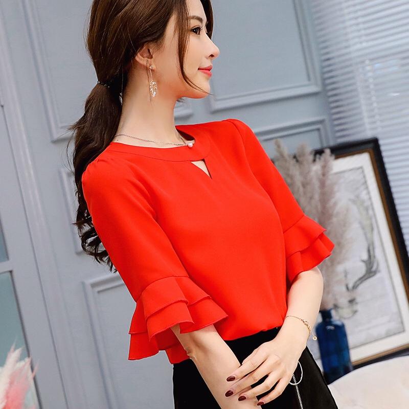 Aó kiểu công sở tay bèo