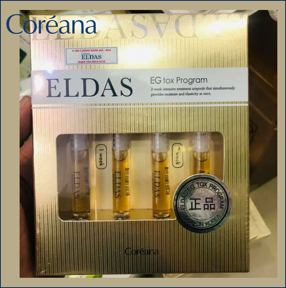 [HCM] Serum 4 ống ELDAS EG Tox Program 2mlx4