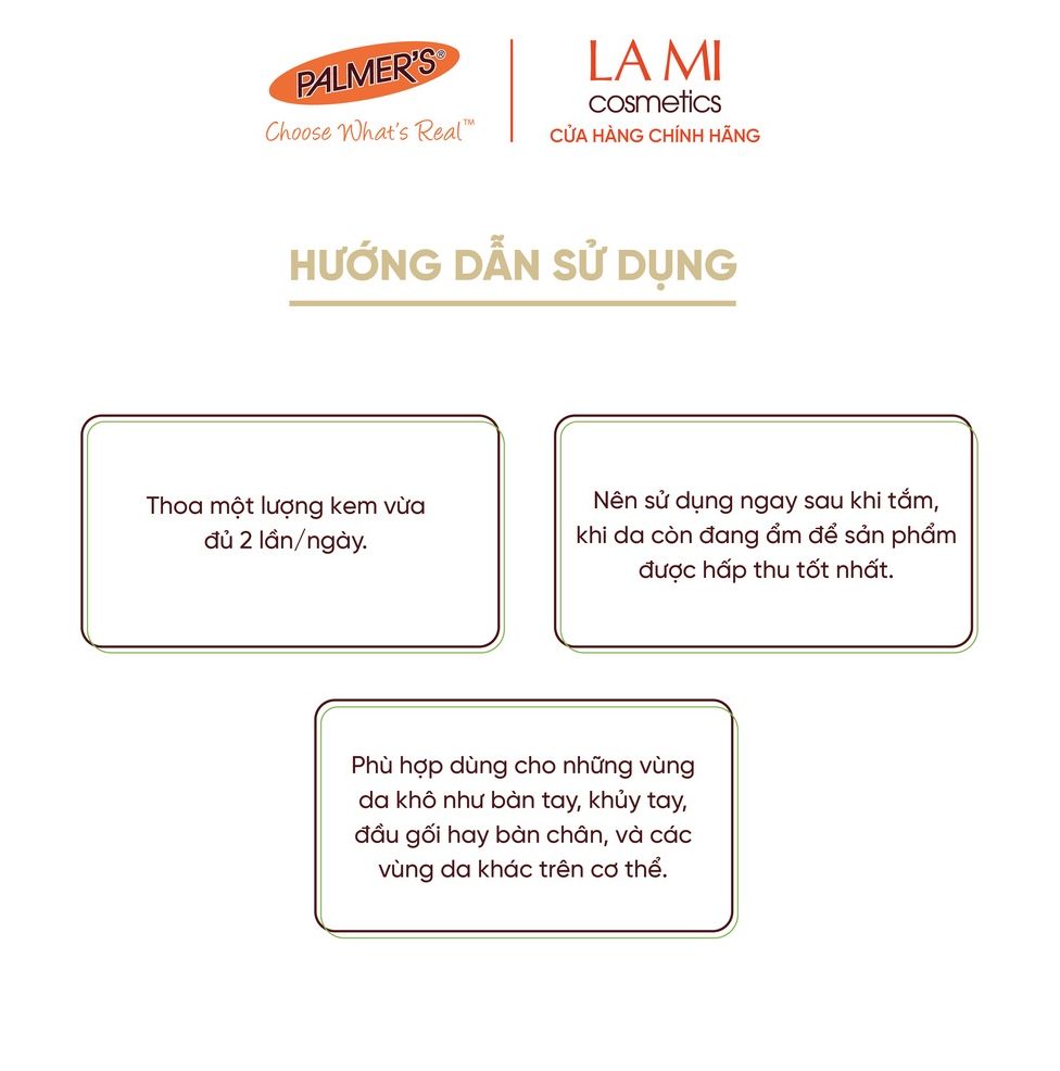 COMBO X2 Kem dưỡng da tay hương tùy chọn Palmer's 96g