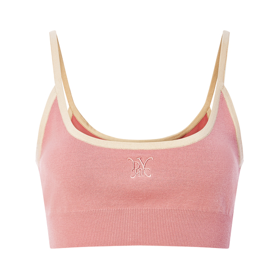DVRK - Áo croptop thêu logo PRIVÉ - DVRK - 21SS